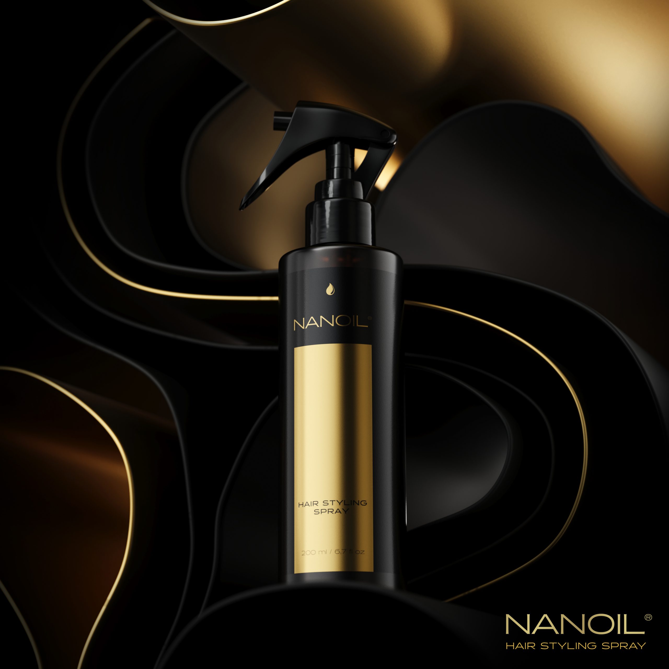nanoil hair styling spray