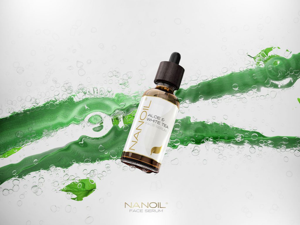 Aloe & White Tea Face Serum από την Nanoil. Συμπυκνωμένη δόση ομορφιάς