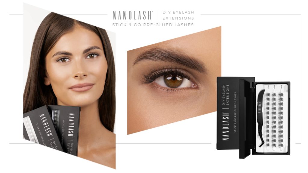 DIY προ-κολλημένες βλεφαρίδες nanolash
